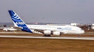 Flughafen München II (MUC II) am 28.03.2007: Airbus A380-841 (F-WWJB)